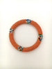 Handmade Maasai Bangle - Orange