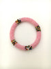 Handmade Maasai Bangle - Pink