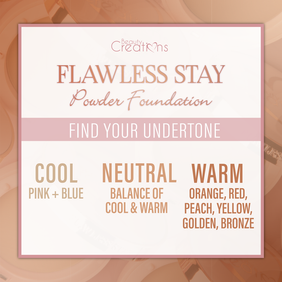 Beauty Creations Flawless Stay Powder Foundation - 1.0