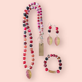 Mary's Creations Handmade Necklace, Bracelet & Earrings Set