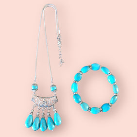 Mary's Creations Handmade Necklace & Bracelet Set